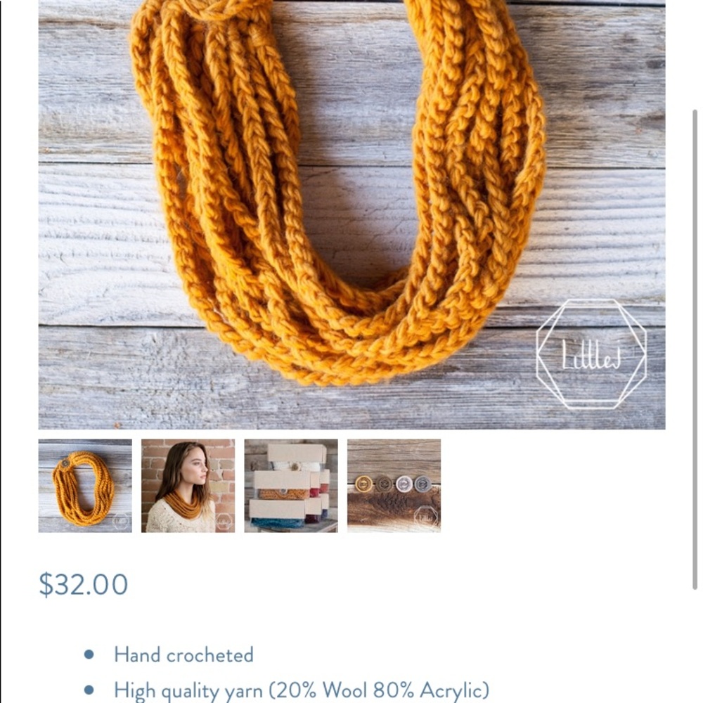 Handmade scarf by Littlej